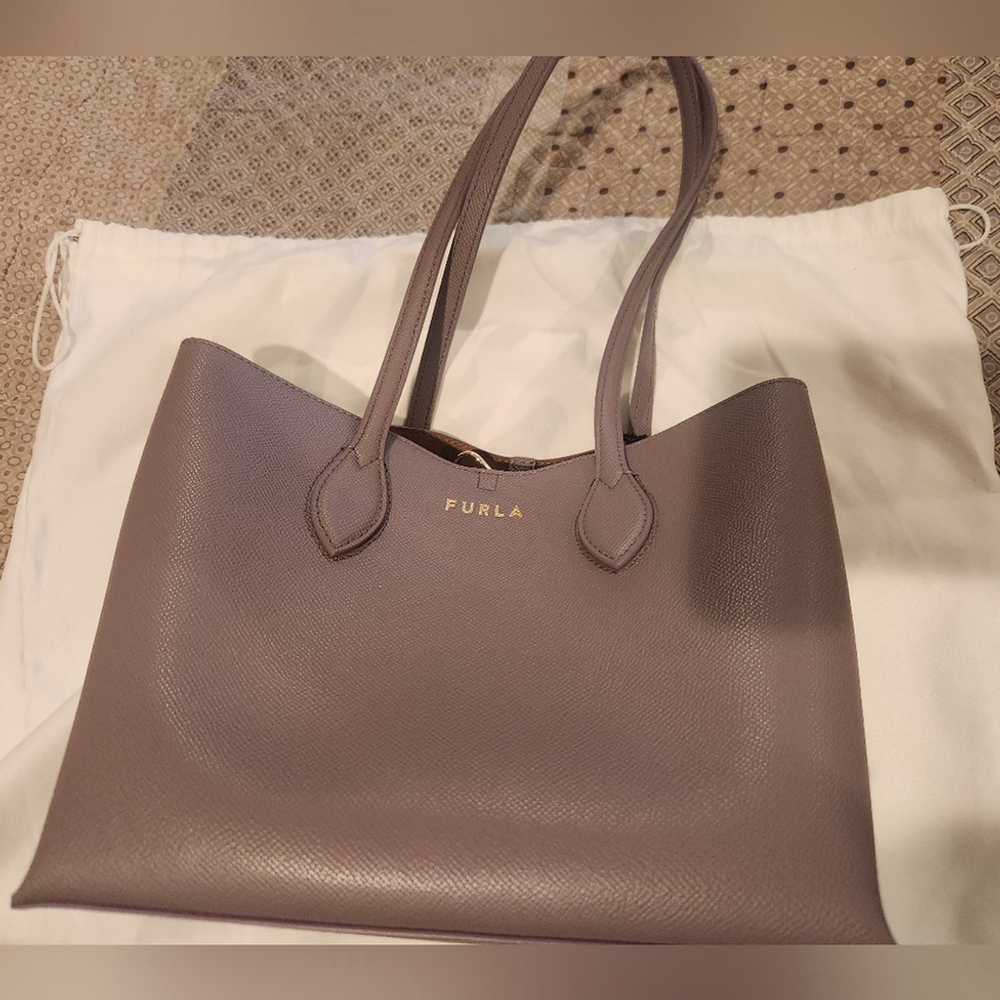 NWOT Furla Leather Tote - Picture 3 of 8